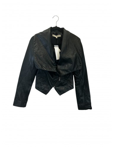 Jacket Leather By What Goes Around Comes Around In Black, Size: Xs Venez acheter