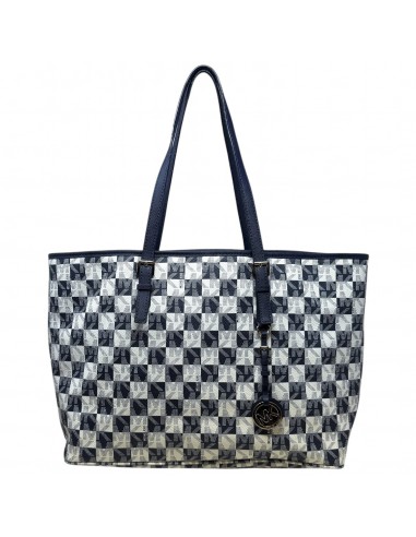 Jet Set Leather Travel Tote By Michael By Michael Kors In Navy & White, Size: Large destockage