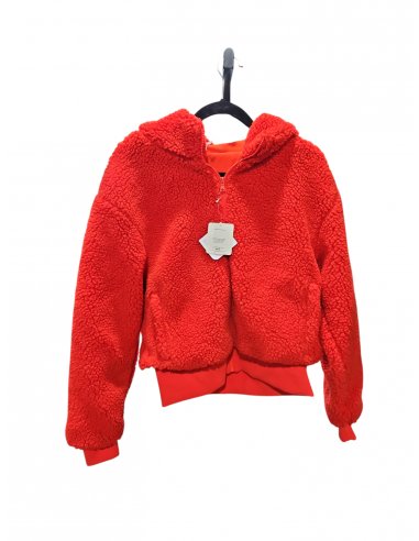 Jacket Faux Fur & Sherpa By Fabletics In Red, Size: M prix