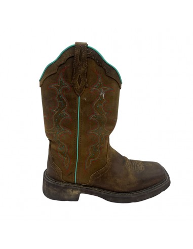 Boots Western By Justin In Brown, Size:8 l'achat 