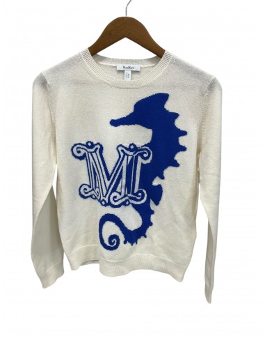 Sweater By Max Mara In Blue & White, Size: M pas cher chine