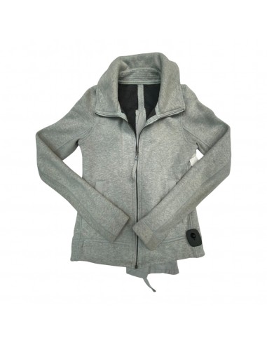 Athletic Jacket By Lululemon In Grey, Size: 4 pas cher