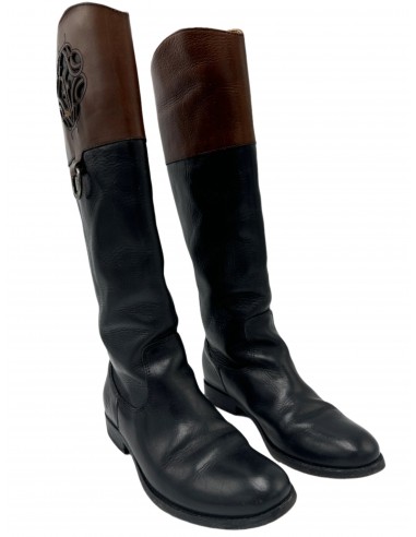 Boots Designer By Frye In Black & Brown, Size: 7 suggérées chez