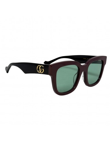 Square Acetate Frame GG0998S 52 MM Sunglasses Luxury Designer By Gucci In Brown/Black/Green store