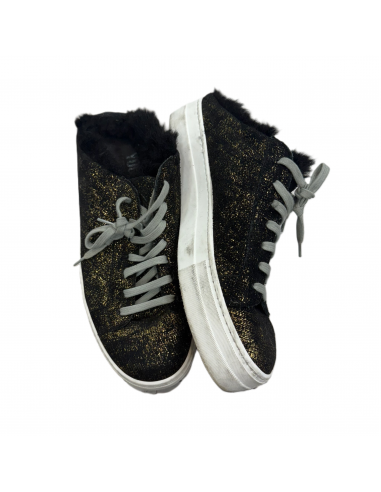 Shoes Sneakers By P448 In Black & Gold, Size: 9.5 une grave pollution 