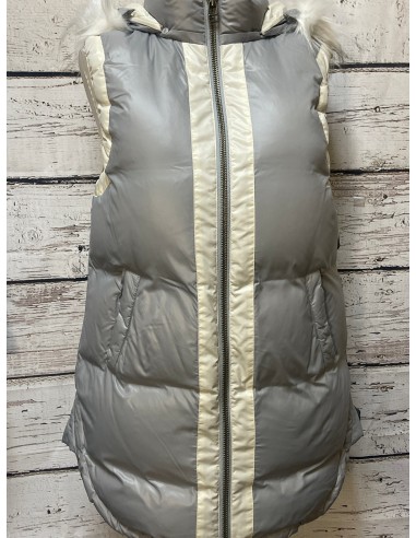 Vest Puffer & Quilted By Sundance In Grey White, Size: S pas cher 