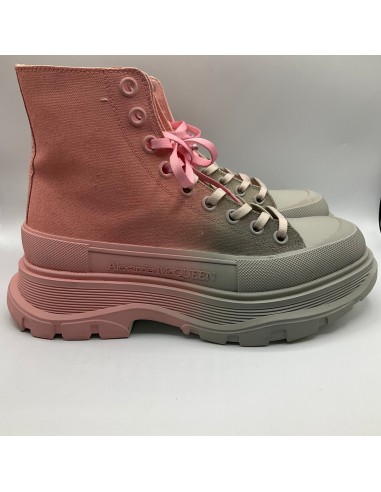 Boots Combat By Alexander Mcqueen In Pink, Size: 8 Profitez des Offres !