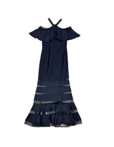 Dress Designed By Tadashi Shoji In Navy, Size: Lp Vous souhaitez 