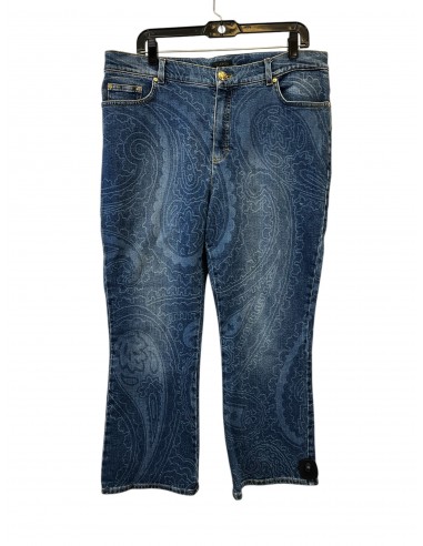 Jeans Designer By Escada In Blue Denim, Size: 12 Jusqu'à 80% De Réduction