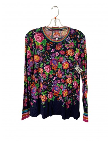 Top Long Sleeve By Johnny Was In Floral Print, Size: S des créatures d'habitude