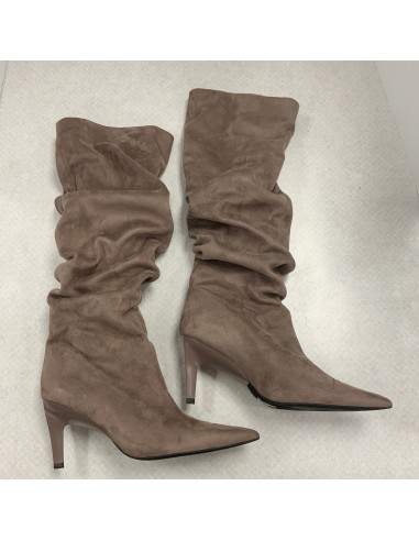 Boots Knee Heels By Jefferey Campbell In Tan, Size: 8 de la marque