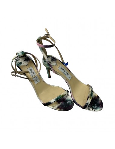 Multi-colored Sandals Luxury Designer Jimmy Choo, Size 8 le concept de la Pate a emporter 