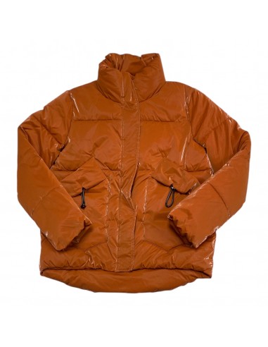 Jacket Puffer & Quilted By Charlie B In Orange, Size: Xs Economisez 