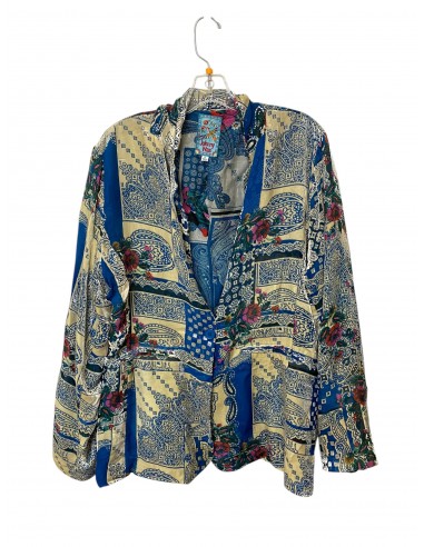 Top Long Sleeve By Johnny Was In Paisley Print, Size: Xl la chaussure