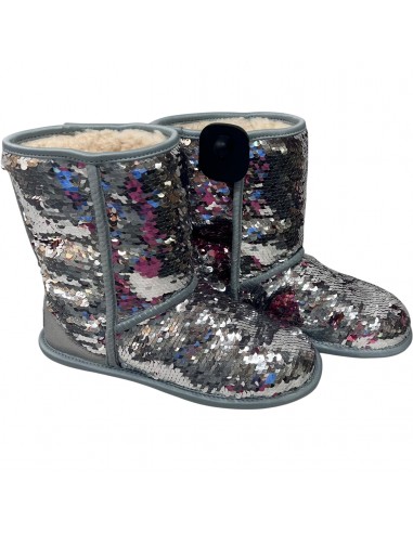 Boots Designer By Ugg In Pink & Silver, Size: 5 Fin de série