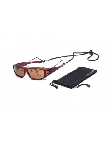 Over the Glasses Polarized Collection - Smooth Comfort Brown Frame - (L/XL) le concept de la Pate a emporter 